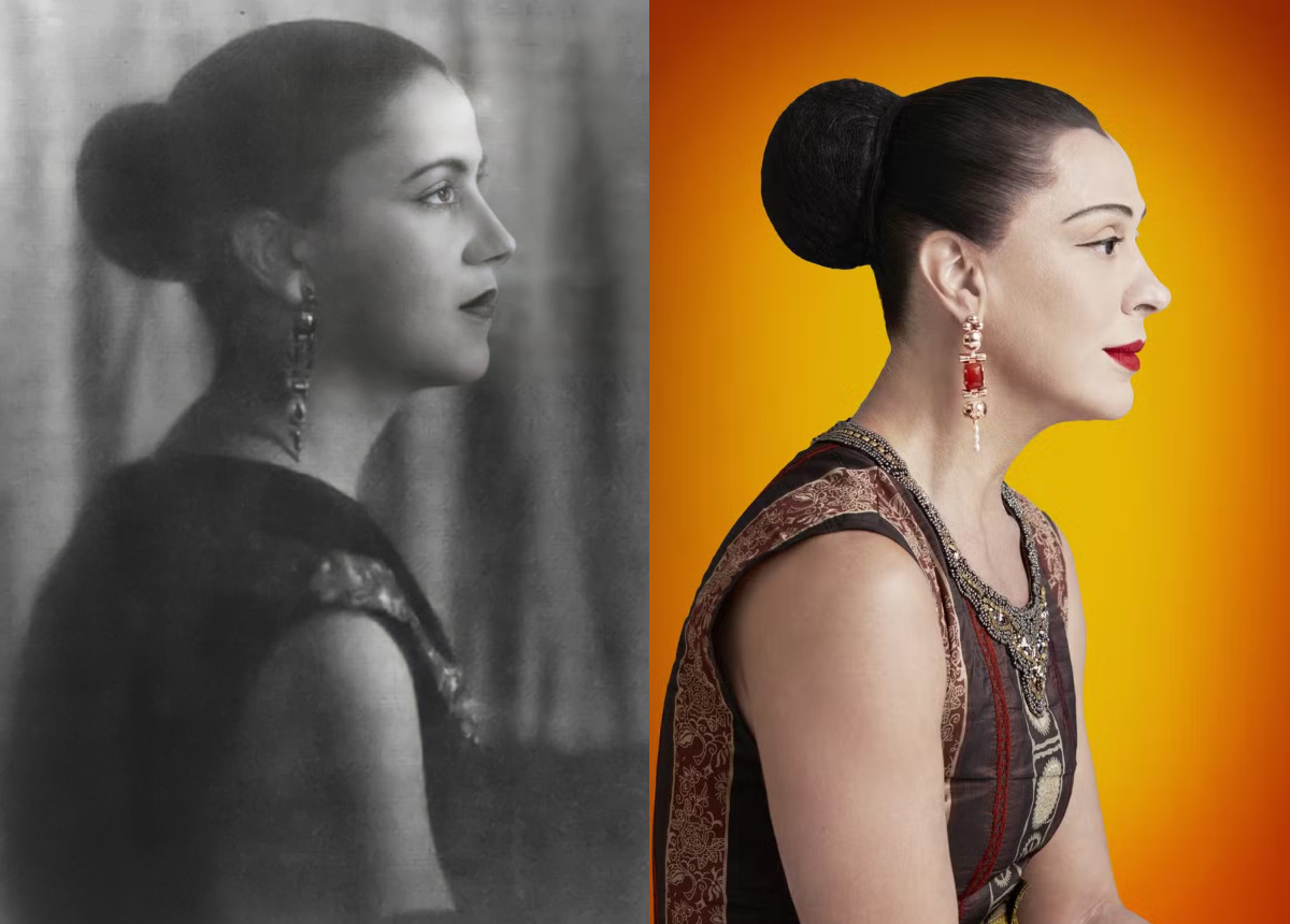Tarsila do Amaral em 1925 e Claudia Raia em 2024