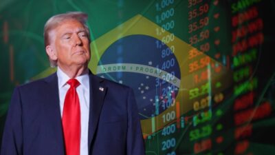 O presidente dos EUA, Donald Trump, e os impactos para a bolsa brasileira. ação