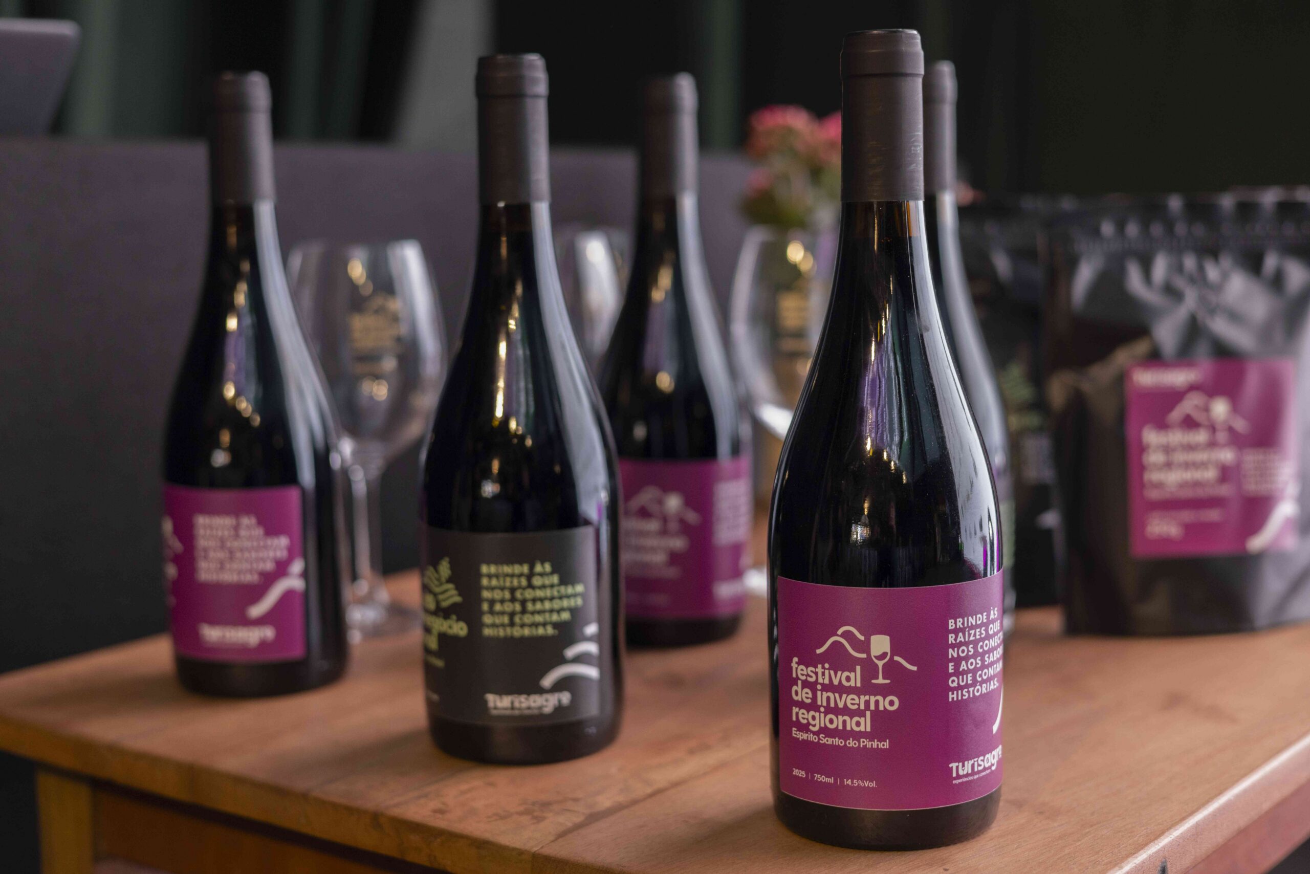 Rótulos do Festival de Vinhos de Inverno