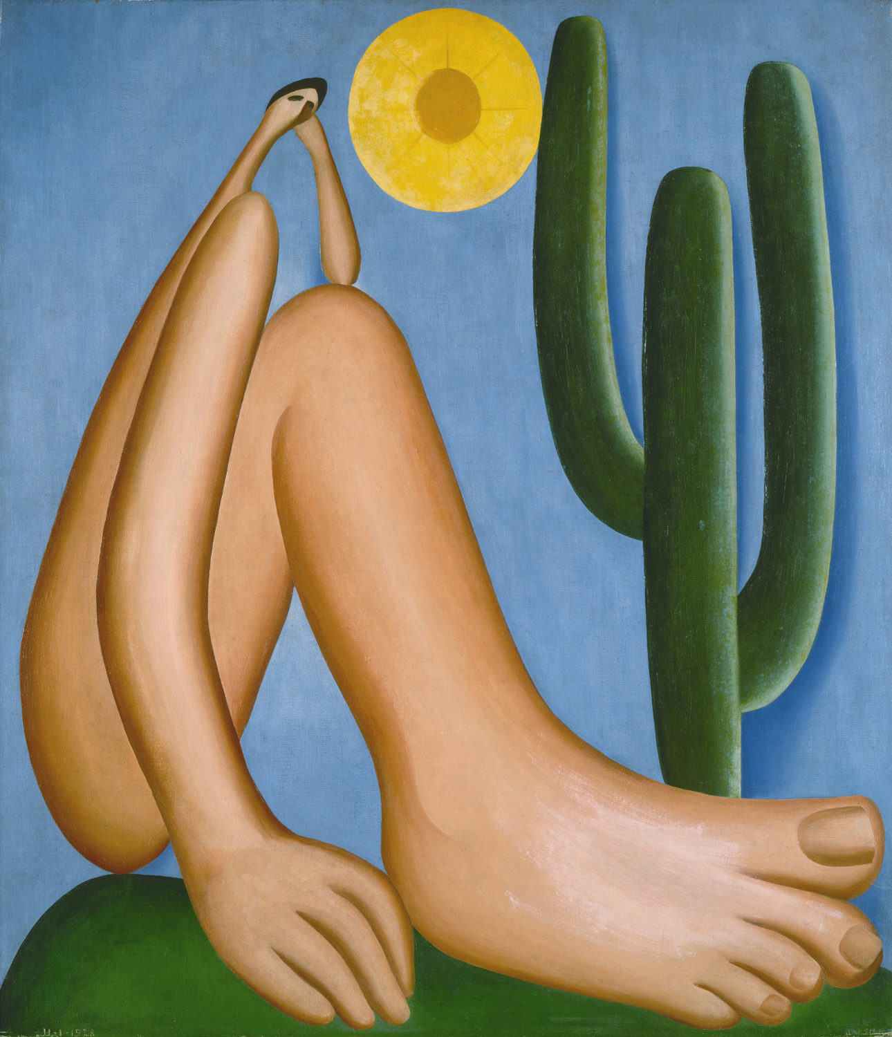 Quadro Abaporu, 1928, está em exposição no museu Malba, em Buenos Aires