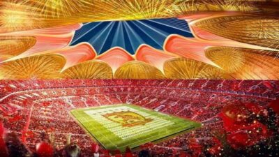 Maior estádio de futebol do mundo China Guangzhou Evergrande
