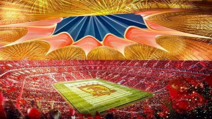 Maior estádio de futebol do mundo China Guangzhou Evergrande