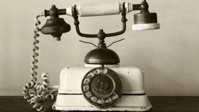 Very old telephone