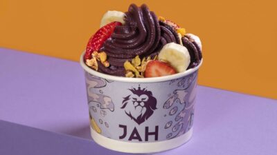 Pote de açaí da marca Jah Açaí