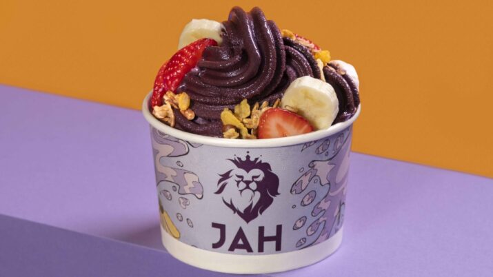 Pote de açaí da marca Jah Açaí