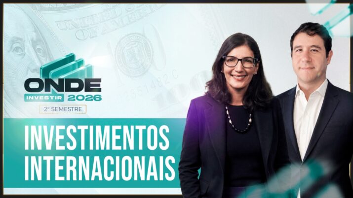 Painel de investimentos internacionais do evento Onde investir no segundo semestre de 2026