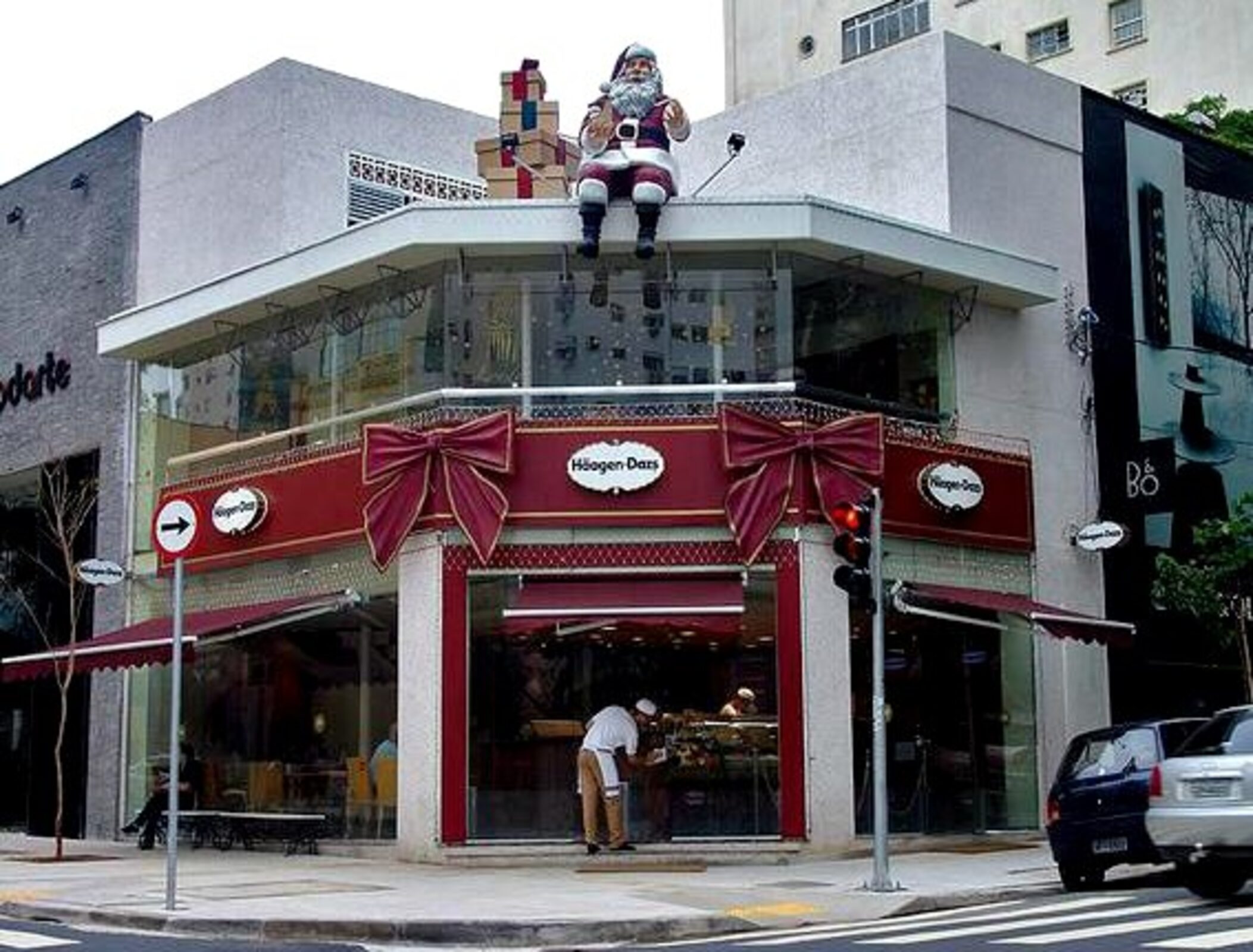Loja da Häagen-Dazs que ficava na esquina da Oscar Freire com a Bela Cintra foi fechada em 2018