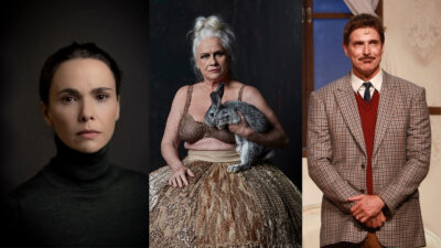 montagem com foto de Débora Falabella, Vera Holtz e Gianecchini