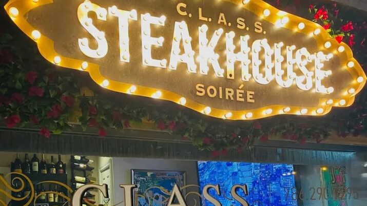 Fachada da churrascaria CLASS Soirée Steakhouse