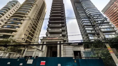 Edifício St. Barths, localizado na Rua Leopoldo Couto de Magalhães Júnior.