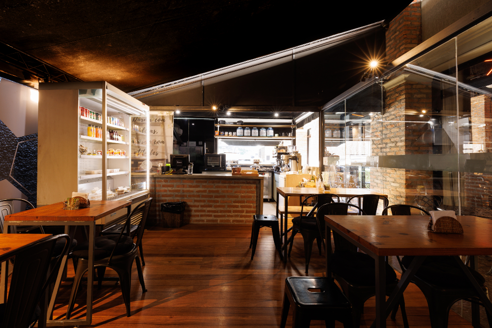 Espaço do café na Sett