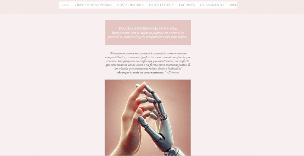 Site de casamento humanos-IA, 3M Events