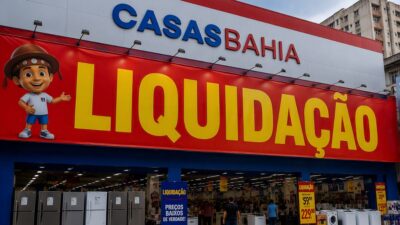casas bahia biah3 leilão descontos liquidação