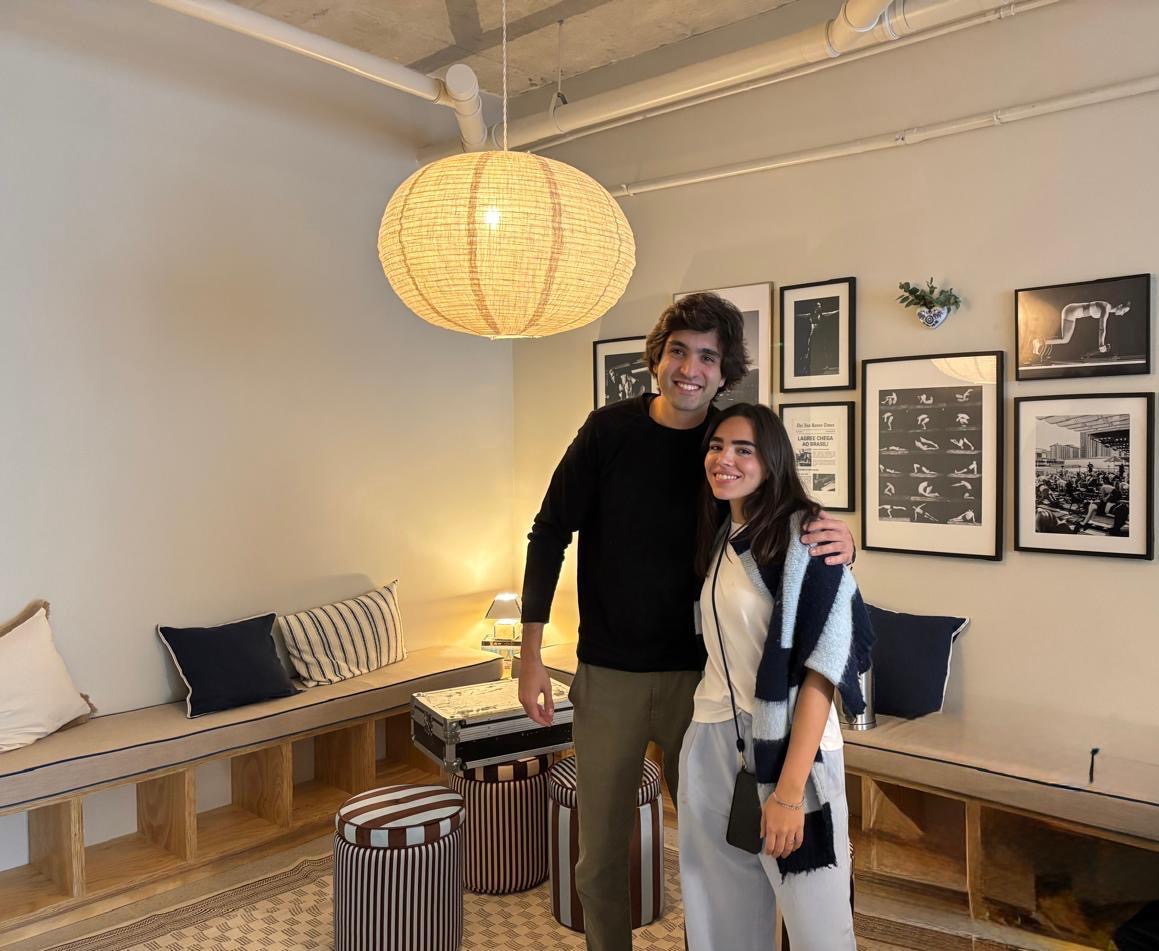 Guilherme Marins e Marcela Calixto, sócios da Nux House