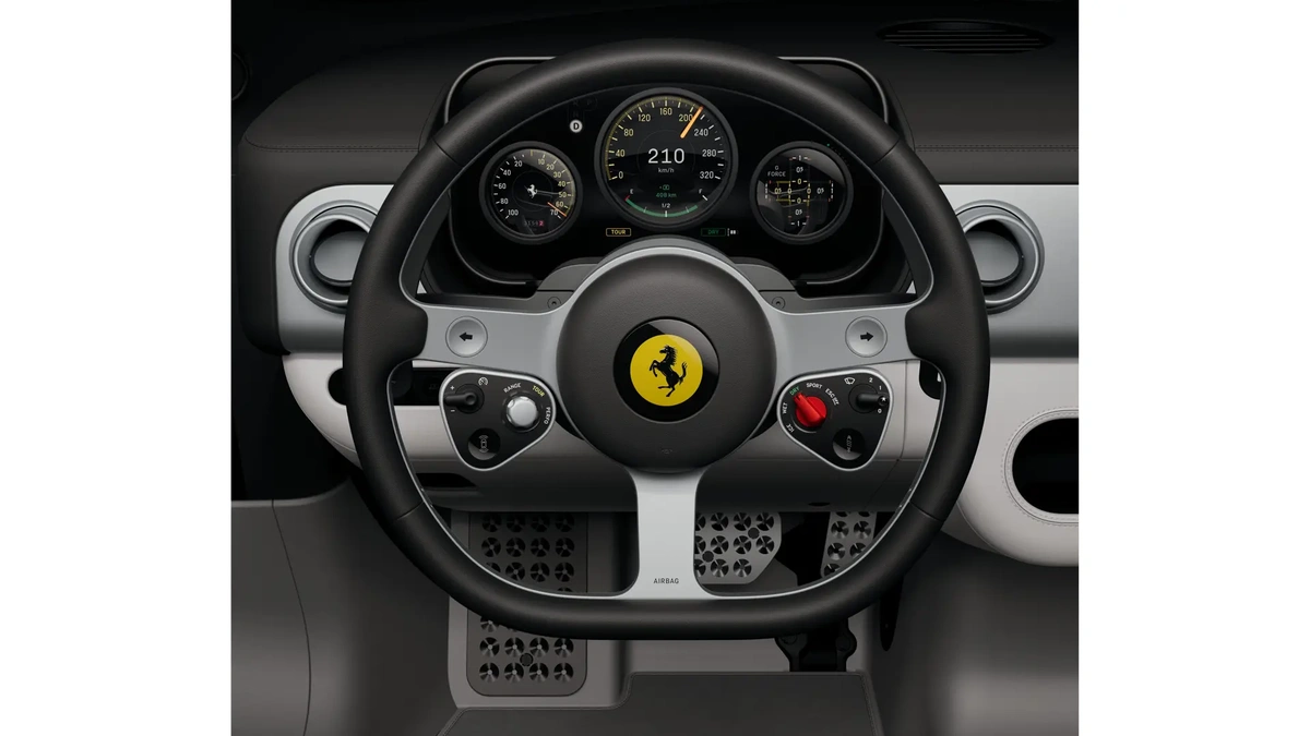 Interior de Ferrari Luce.