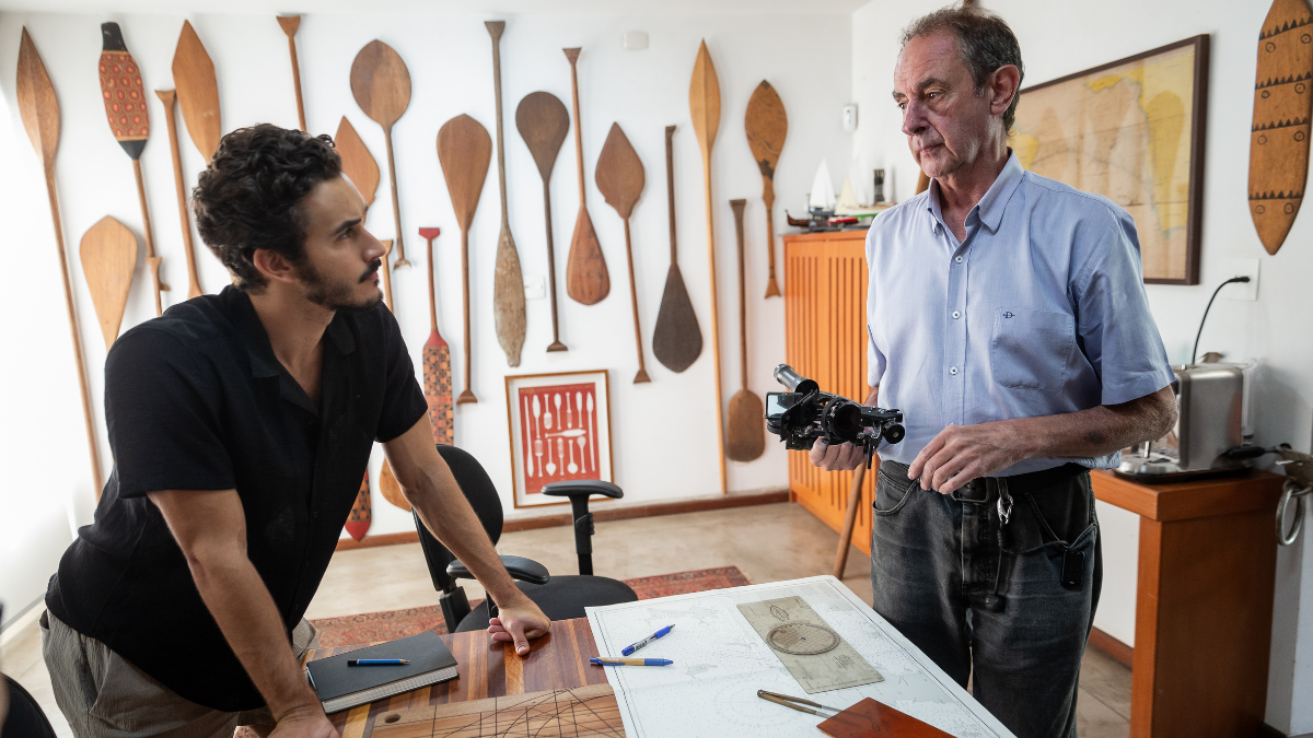 Filipe Bragança e Amyr Klink