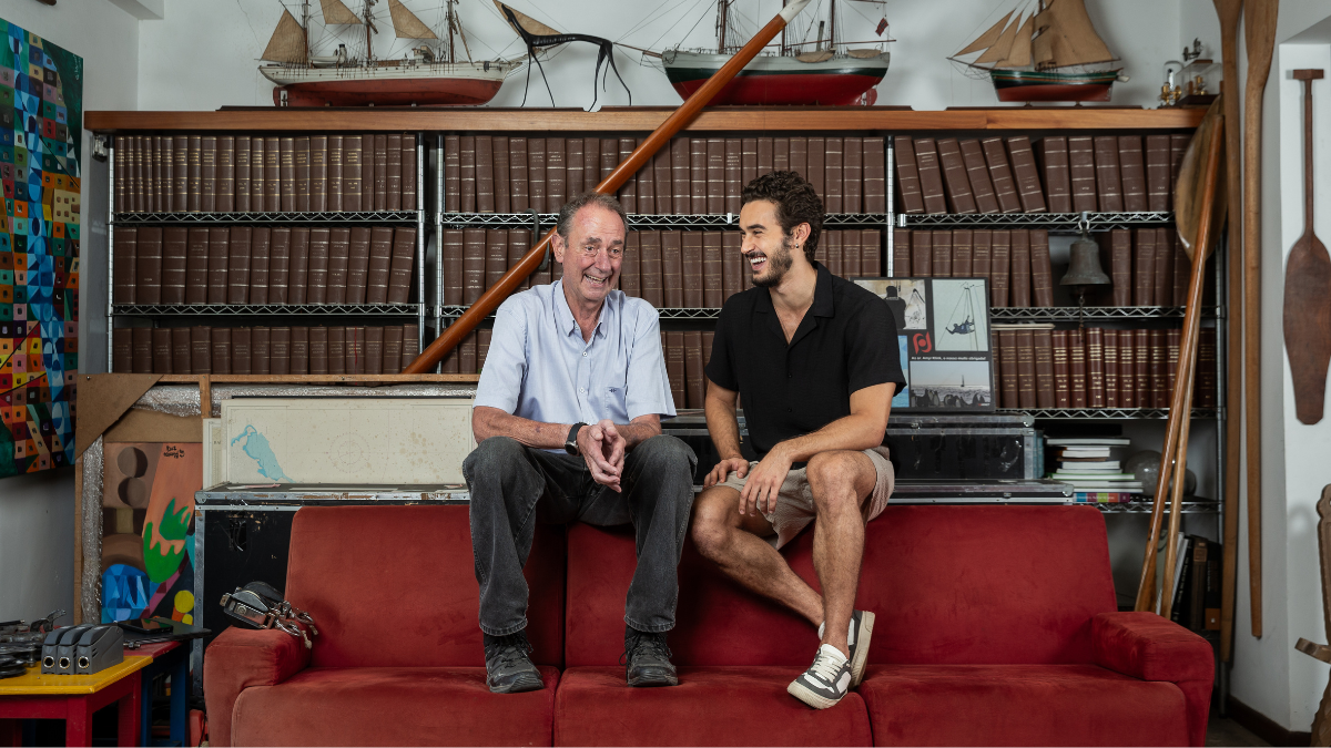 Amyr Klink e Filipe Bragança