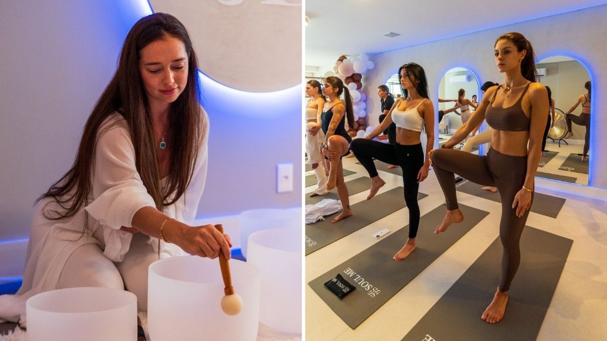 Anastasia Rossa, russa que se mudou para Florianópolis e abriu o estúdio de bem-estar Soul Me