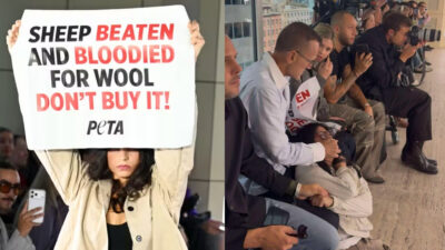 Ativistas da PETA interrompem desfile no New York Fashion Week