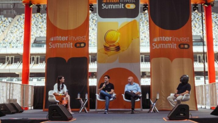 Especialistas discutem visão para bolsa, renda fixa e crédito durante o Inter Invest Summit. Foto: Divulgação