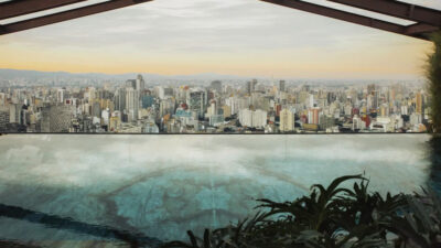 Vista da Penthouse Suite, a acomodação mais luxuosa do Rosewood São Paulo