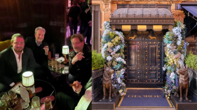 Daniel Vorcaro, Paulo Gonet e outras autoridades se reuniram no George Club, em Londres, para noite regada a uísque e charuto