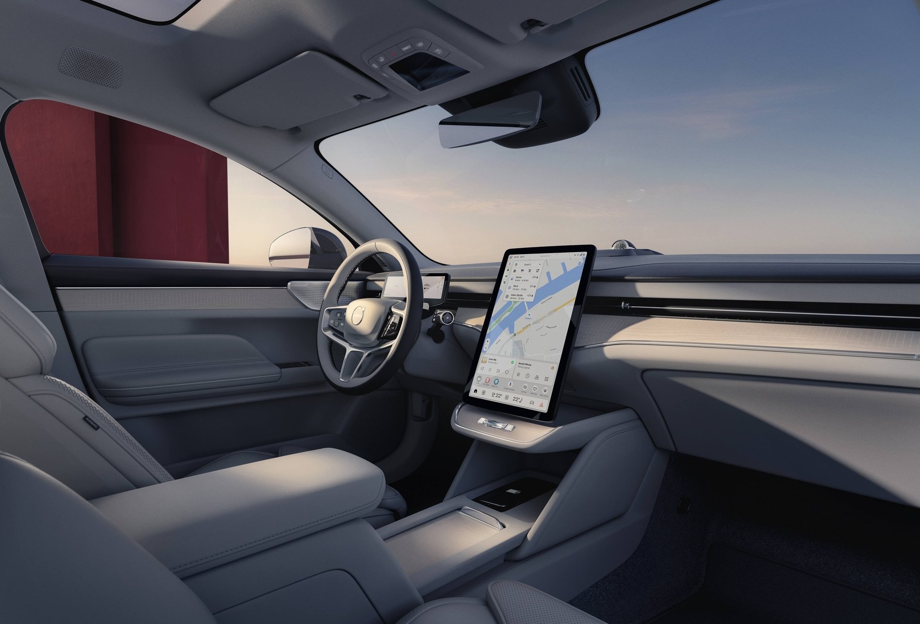 Volvo ES90, painel interativo