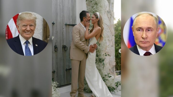 casamento donald trump jr putin presidentes