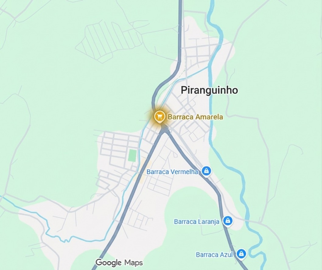mapa piranguinho