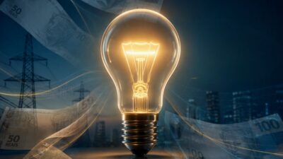 lâmpada para representar mercado livre de energia
