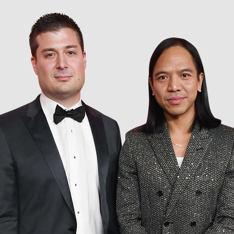 Co-fundadores da Revolve Mike Karanikolas e Michael Mente