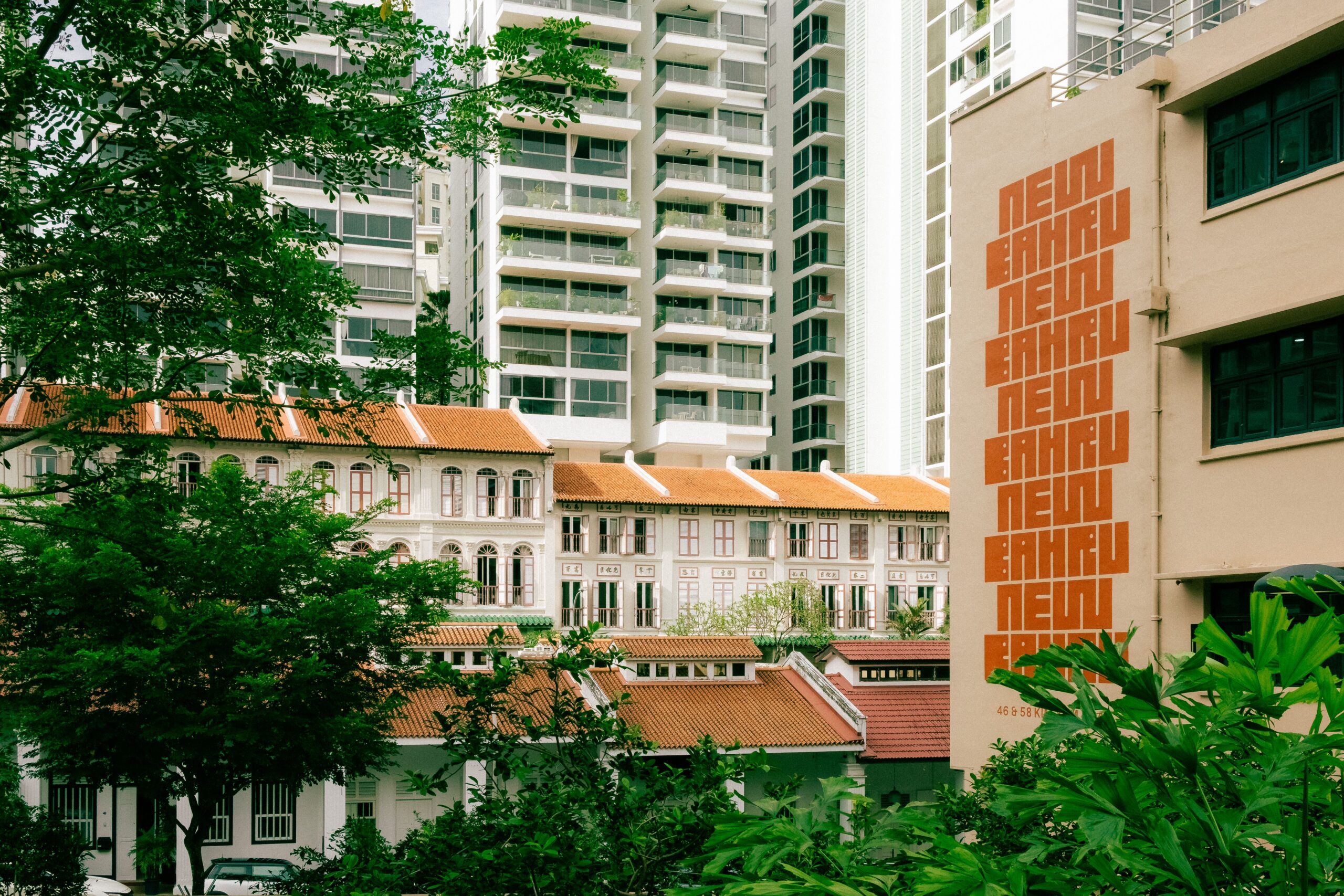 O bairro de New Bahru