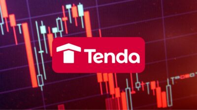 queda da ação da tenda