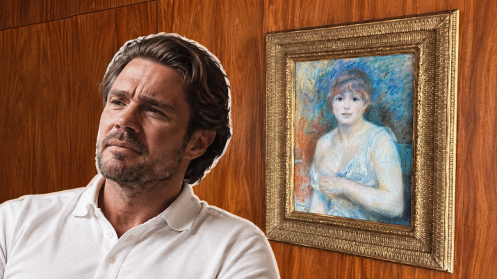 Suposta pintura feita por Renoir foi encontrada em mansão de Daniel Vorcaro, em São Paulo