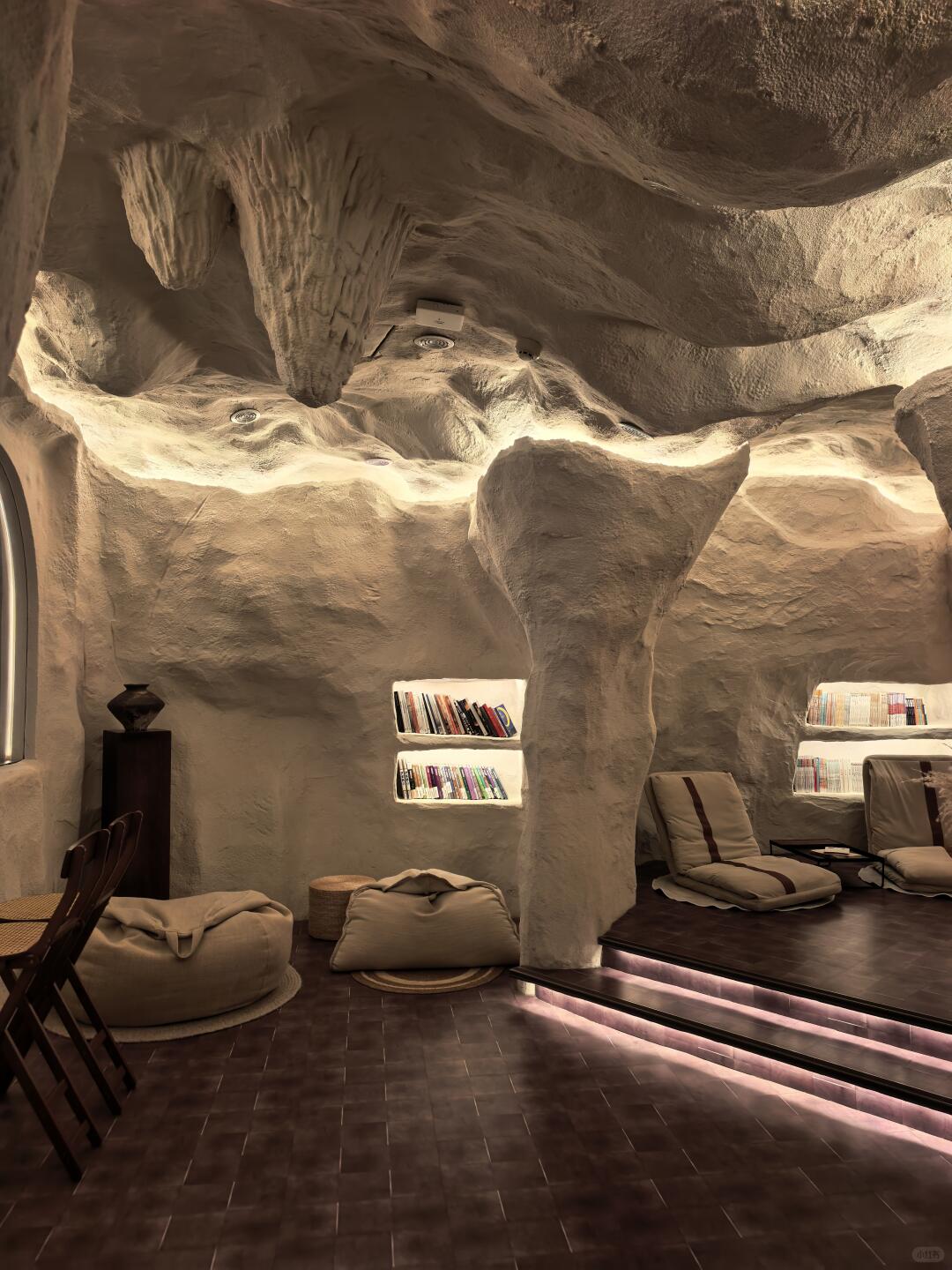 Sala de leitura no Qianshen Spa & Bathhouse Chengdu