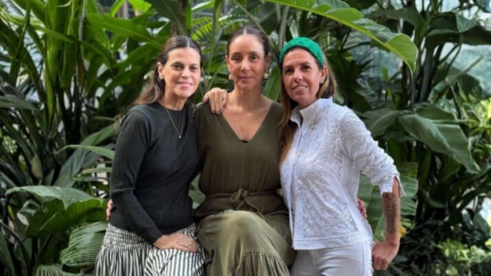 Da esquerda para direita, Adriana Drigo, sócia do Capim Santo, Mariana Fragoso, CEO, e Morena Leite, chef e filha dos fundadores