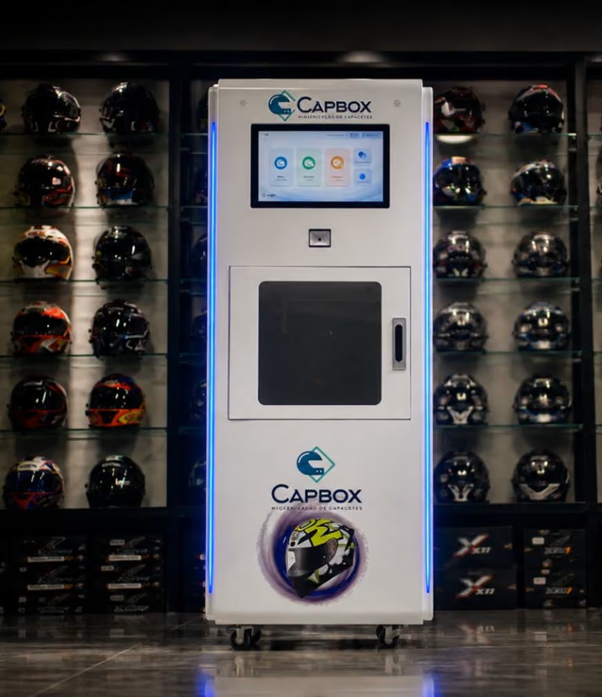 Máquina de higienização da marca Capbox
