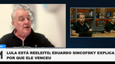 O especialista em opinião pública e fundador da Nox, Eduardo Sincofsky, em live do Market Makers