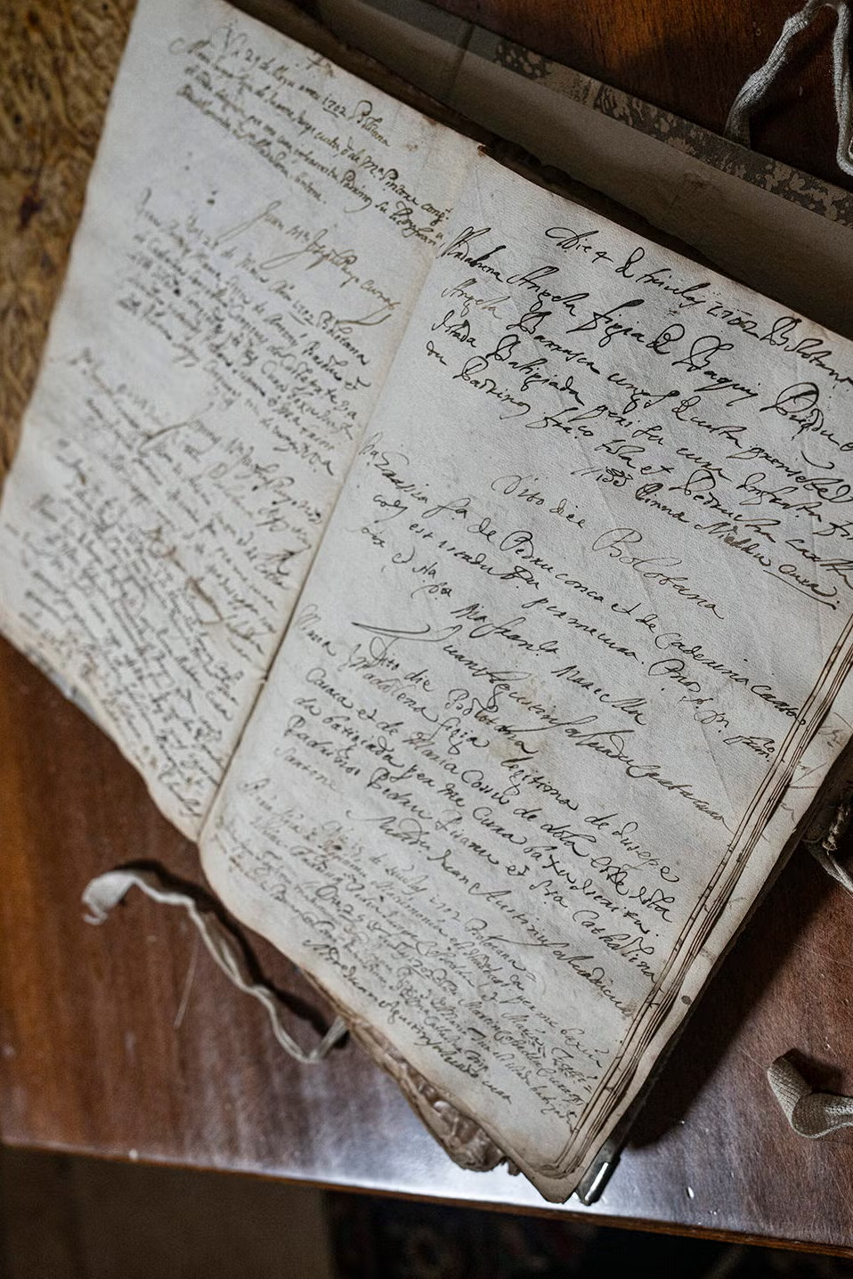 Caderno de registros dos cidadãos de Bolotana