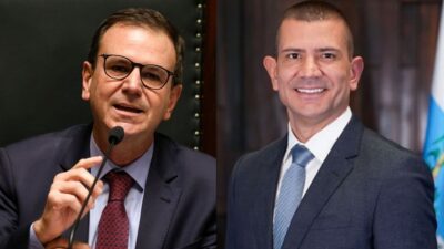 Eduardo Paes (PSD) e Douglas Ruas (PL), principais candidatos ao governo do estado do Rio de Janeiro