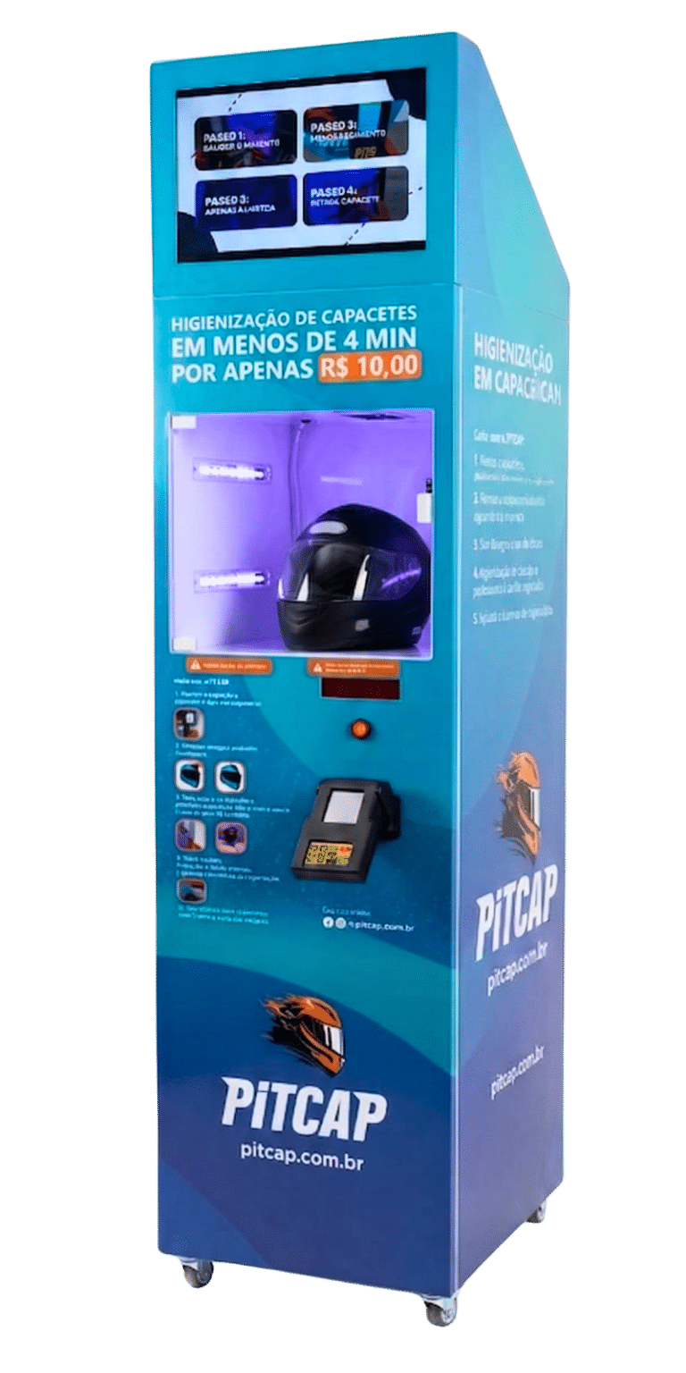 Máquina de limpeza desenvolvida pela Pitcap