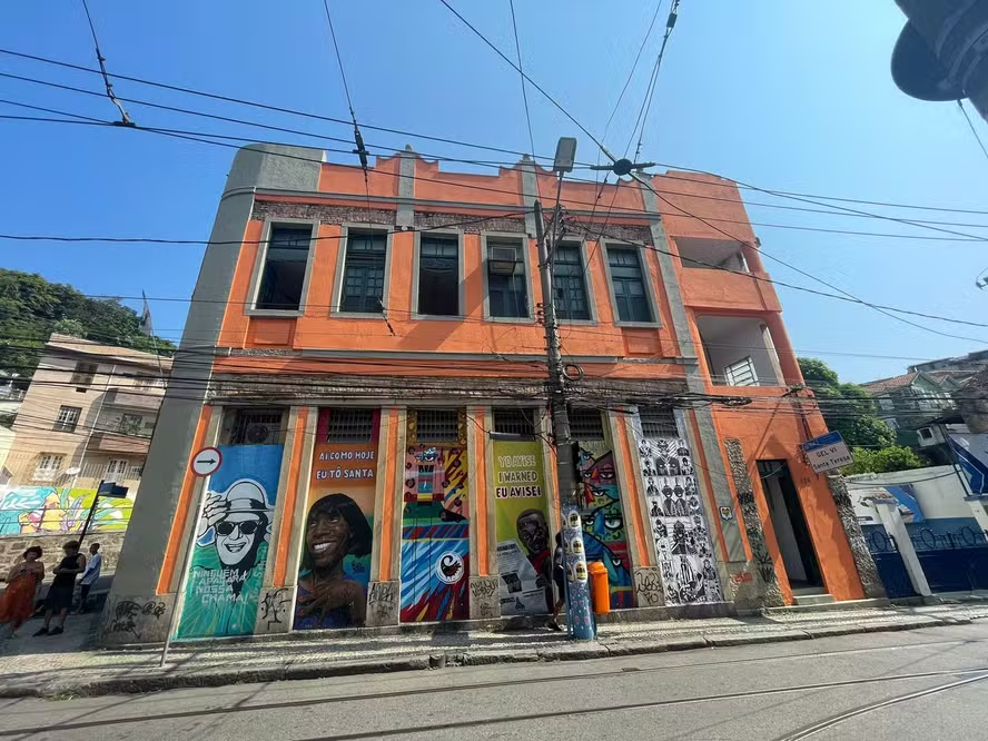 Cine Santa, no charmoso bairro de Santa Tereza, no Rio de Janeiro